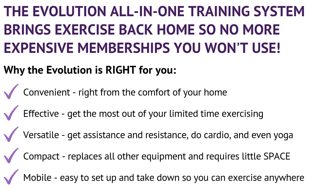 The All-In-One Evolution Training System