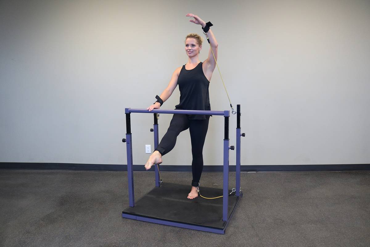 Barre Workouts at Home - did you know you can use your Evolution to do barre workouts?