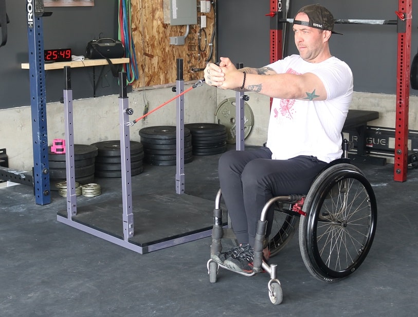 Adaptive Exercise - Pallof Presses